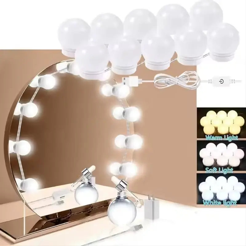 ✨ GlowTouch – لمبات التزيين LED 💡🪞💄