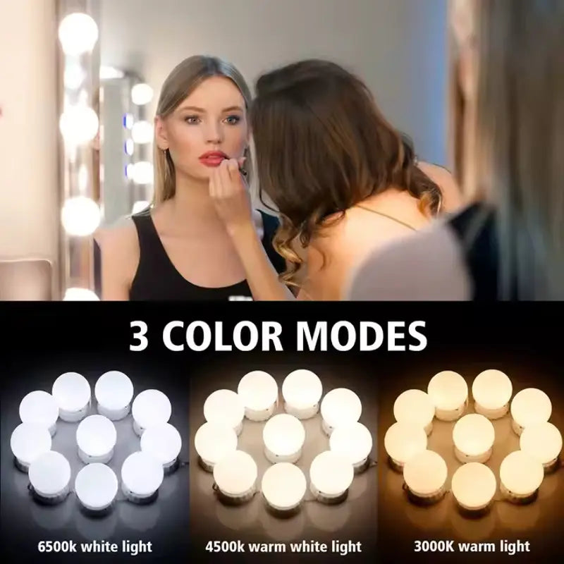 ✨ GlowTouch – لمبات التزيين LED 💡🪞💄