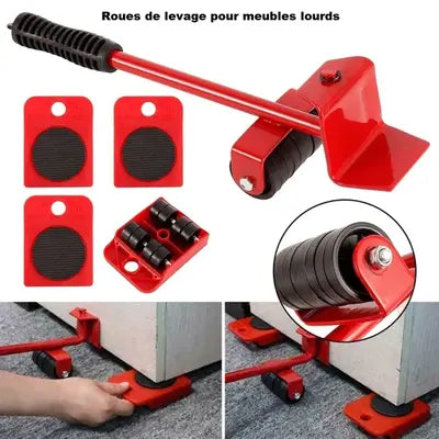 🔧🛋️ مجموعة أدوات رفع وتحريك الأثاث